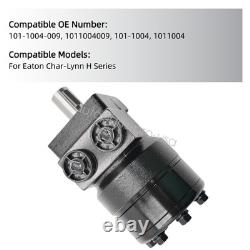 101-1004-009 Hydraulic Motor For Char-Lynn H Series 4-Bolt 9.70 in³/r Black NEW