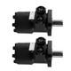 2 Shaft Hydraulic Motor Fit For Char-Lynn 101-1003-009 Eaton 101-1003 Black