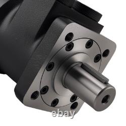 2 Shaft Hydraulic Motor Fit For Char-Lynn 101-1003-009 Eaton 101-1003 Black