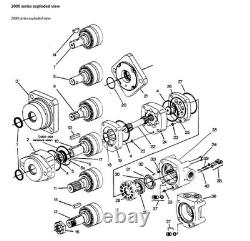 Aftermarket Eaton Char-Lynn 2000 Series Hydraulic Motor 104-1025-006 1041025006