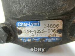 Char-Lynn Eaton 104-1025-006 Hydraulic Valve Motor 1-1/4 Shaft Dia USED