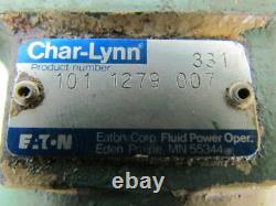 Eaton 101 1279 007 H Ser Spool Valve Hydraulic Motor 4 Bolt Flange SAE #10 Ports