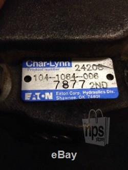 Eaton 104-1064-006 Char-Lynn Hydraulic Disc Valve Motor, Shaft Size 1 1/4in
