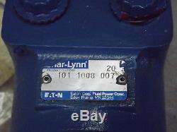Eaton Char Lynn 101 1008 007 Hydraulic Motor 22.6 IN3/R 15GPM 152RPM 101 1008