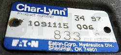 Eaton Char Lynn 1091115 006 Hydraulic Motor Pump, 109-1115-006