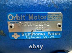 Eaton Sumitomo 2-200ab2c-e Orbit Motor Hydraulic Splined Shaft N. O. S