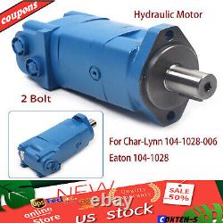 For Char-Lynn 104-1028-006 Eaton 104-1028 Hydraulic Motor 2 Bolt Staggered Port