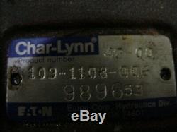 GENUINE Eaton Char-lynn charlynn 4,000 series hydraulic wheel motor 109-1103-006