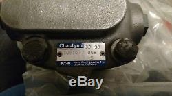 Genuine Eaton Char-Lynn Hydraulic Motor 105-1077-006 New Old Stock 1051077 006