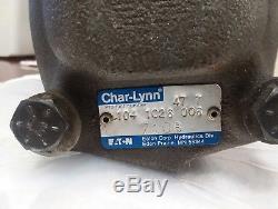 Genuine OEM Char-Lynn hydraulic motor 104 1026 006 removed from working machine