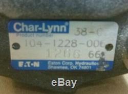 Genuine Oem Eaton Char-lynn 102-1228-006 2000 Series Hydraulic Motor 393.8 Cm3/r