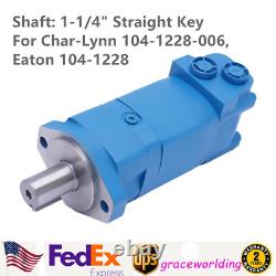 Hydraulic Motor 1-1/4 Shaft Straight For Eaton 104-1228 Char-Lynn 104-1228-006