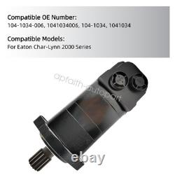 Hydraulic Motor 104-1034-006 For Eaton Char-Lynn 2000 Series 2 Bolt 1-1/4 in 14T