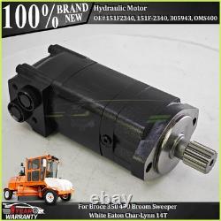 Hydraulic Motor 151F2340 For Broce 350 470 Broom Sweeper White Eaton Char-Lynn