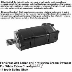 Hydraulic Motor 151F2340 For White Eaton Char-Lynn OMS400 350 470 Broom Sweeper