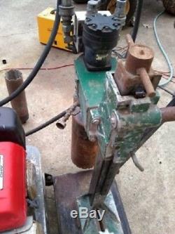 Hydraulic Pump And Core Drill Gas Powered 13 HP Honda Motor, Drills Up To 14 In