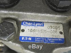 NEW EATON CHAR-LYNN HYDRAULIC MOTOR # 104-1571-006