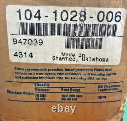 Nos Genuine Eaton Char-lynn 104-1028-006 High-torque Hydraulic Spinner Motor