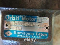 Sumitomo Eaton Orbit Hydraulic Oil Motor H-070da2f-g Snk Sut-60 Cnc Lathe