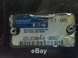 USED EATON 2533044-002 HYDRAULIC MOTOR, CHAR-LYNN 3/4npt, BOXZM