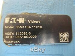 Vickers / Eaton 312062-3, 35M115A-11C20, 35M Series Vane Hydraulic Motor